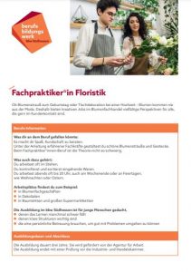 Titel PDF Ausbildung Fachpraktiker*in Floristik im bbw Südhessen