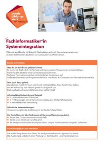 Titel PDF Ausbildung Fachinformatiker*in Systemintegration