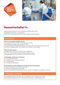 Titel PDF Ausbildung Hauswirtschafte*in