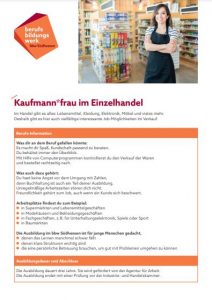 Titel PDF Ausbildung Kaufmann*frau im Einzelhandel