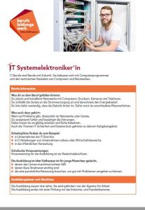 Titel Berufeblatt IT Systemelektronik